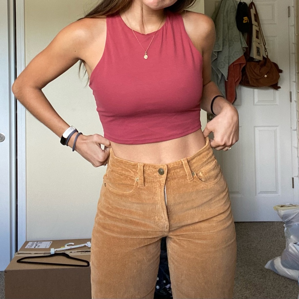 American Eagle Outfitters Stretch Corduroy Mom Jeans